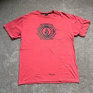 VTG 00’s / Y2K Volcom Stone Faded Red Pocket Tee